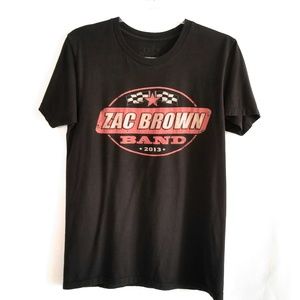 Zac Brown Band 2013 Concert Tour Tshirt in Black